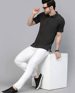 Polo de haute qualité 100% coton pour hommes Impression personnalisée ou broderie Logo à manches courtes uniforme de sport scolaire polo en coton - Product Image 1