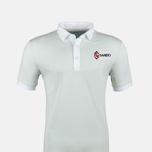 เสื้อโปโลสำหรับผู้ชายเสื้อ100% โพลีเอสเตอร์สแปนเด็กซ์ย้อมสีพิมพ์ซับลิเมชันตามสั่ง - Product Image 6