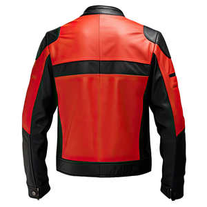 Veste en cuir de moto classique pour homme, logo personnalisé sur le devant, cuir de vachette de haute qualité, manteau d'hiver, fabrication au Pakistan 2025 - Product Image 3