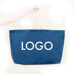 Bolsa de Mano Grande de Lona Multiusos Hecha a Mano - Product Image 2