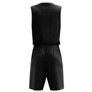 Vente en gros Ensemble maillot et short de basket-ball de haute qualité, imprimé par sublimation, uniforme d'équipe de sport personnalisé pour hommes - Product Image 3