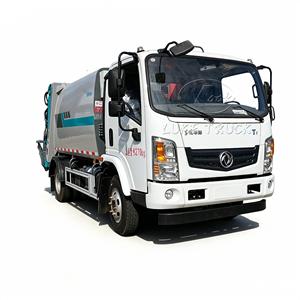 Camion compacteur à chargement arrière RHD Dongfeng Huashen 10 m³ diesel hydraulique pour le transport de déchets, destiné au marché africain - Product Image 1
