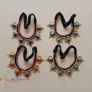 Caliente tendencia afgana Kuchi gargantilla collar tradicional hecho a mano Tribal joyería Festival declaración desgaste - Product Image 1