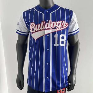 Maillot de baseball en gros de l'industrie directe maillot de baseball tendance en polyester confortable uniformes pour les joueurs d'équipe baseball - Product Image 6