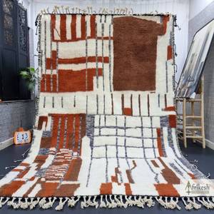 100% algodón Rajasthani patrón diseñador alfombra mano bloque estampado patrón abstracto para la decoración de la sala de estar del hogar - Product Image 3