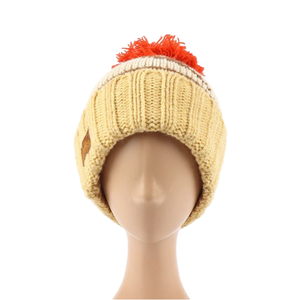 CUSTOMIZE Casual Soft Warm Bobble <b>Beanies</b> Unisex Adjustable Head Circumference 3D Embroidery Outdoor Activities Wholesale Design - Product Image 6