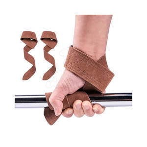 2025 correas de elevación de cuero de alta calidad para protección de entrenamiento Fabricación de fábrica correas de elevación de cuero - Product Image 5