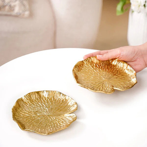 Korean Style Round Stainless Steel Food Serving <b>Trays</b> Gold Silver <b>Tray</b> <b>Dinner</b> Plate Serving Platter - Product Image 2