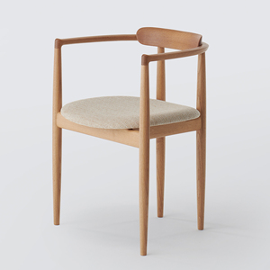 Chaise de salle à manger en teck massif, chaise de designer moderne de luxe, salle à manger, restaurant, hôtel - Estian - Product Image 2