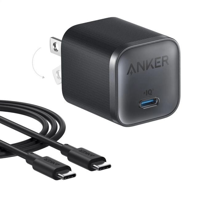 Anker Nano A2692 Charger 45W USB C Charger Block Fast Charging Compact Foldable Plug for Iphone/Samsung