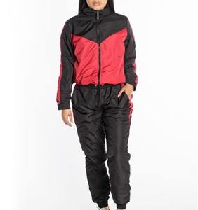 ชุดวอร์มผ้าไนลอนของผู้หญิงเสื้อกันลมไซส์ใหญ่พิเศษมีซิปสำหรับเล่นกีฬาซับลายตาข่ายตามสั่ง - Product Image 6