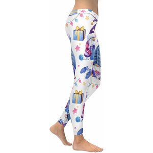 Mallas de Yoga y Fitness para mujer sublimadas personalizadas de buena calidad, mallas de precio razonable bordadas cómodas - Product Image 3