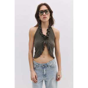 Blusa con Detalles de Volantes - Product Image 1