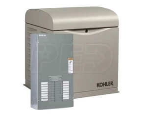 Générateur diesel de secours domestique authentique neuf Kohler 10RESVL-100LC12 10 kW en cuivre 220/240 V (système de commutation intérieur 12 circuits 100 A) - Product Image 1