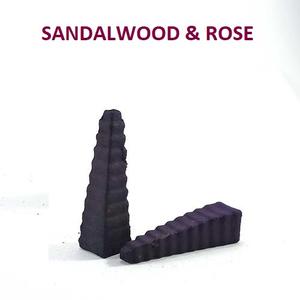 Natural Sandalwood & Rose Pyramid Backflow <b>Incense</b> <b>Cones</b> Wholesale Supply at Leading Price ( Purple ) - Product Image 1