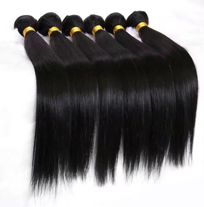Extensiones de cabello humano vietnamita crudo sin procesar Color natural 1B Trama de máquina Cabello recto doble dibujado - Product Image 2
