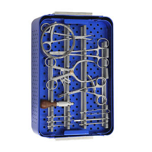 Kit d'instruments de chirurgie générale vétérinaire, ensemble d'instruments, pinces de réduction, ciseaux, instruments orthopédiques de base pour fractures vétérinaires - Product Image 6