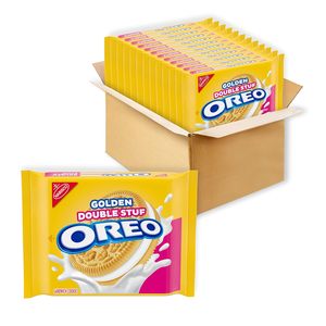OREO Double Stuf' Golden, Galletas Tipo Sándwich, Paquetes de 12-14.03 oz - Product Image 1