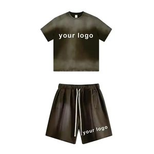 Nouvel Arrivage 2026 – Ensemble T-shirt Imprimé en Relief et Short en Mousse pour Homme – Vente en Gros OEM – Ensemble Deux Pièces Été Unisexe - Product Image 6