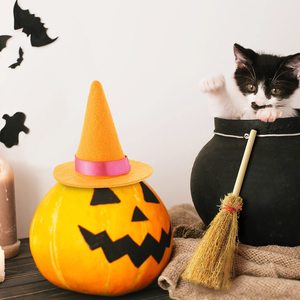 Mini sombreros <span class=keywords><strong>de</strong></span> bruja <span class=keywords><strong>de</strong></span> Halloween, cubiertas para botellas <span class=keywords><strong>de</strong></span> vino, adornos y Mini escoba, decoraciones <span class=keywords><strong>de</strong></span> Halloween, suministros <span class=keywords><strong>de</strong></span> recuerdo <span class=keywords><strong>de</strong></span> fiesta <span class=keywords><strong>de</strong></span> Halloween - Product Image 4