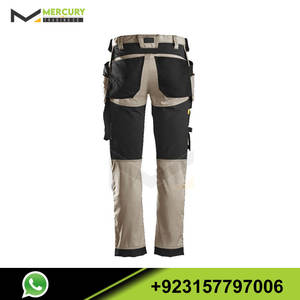 OEM Wholesale Custom Logo Printed Multi Pockets <b>Work</b> Pants Men Reflective Hi <b>Vis</b>,winter,workwear Workwear <b>Trousers</b> - Product Image 4