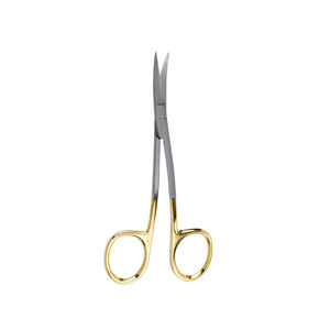 Tijeras Quirúrgicas Manuales para Tejido Gengival de Marca Personalizada, Dentadas, Curvas TC-La Grange de 11.5 cm, Aprobadas por la CE, Clase I - Product Image 1