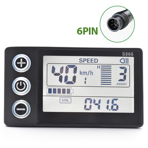 מד מהירות דיגיטלי מסך גדול עבור רכיבה חשמלית 24v/36v/48v/60v עמיד למים מד אחורי אופניים קווית תאורה אחורית - Product Image 1