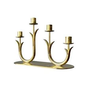 Portavelas de metal hecho a mano con detalles artísticos adecuado para regalos personalizados bodas aniversarios - Product Image 1