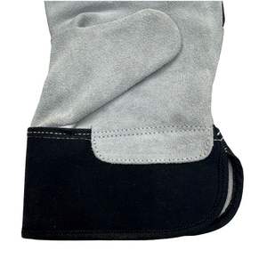 Gant gréeur vache fendu canadien jardinage gants de travail en cuir robuste pour hommes travaux miniers et de construction - Product Image 6