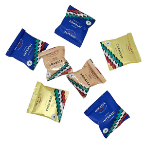 Robusta-cápsulas de papel de alta intensidad para café Espresso, cápsulas de café hechas en Italia, 44mm, 100% - Product Image 4