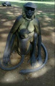 2025 Statue de singe en FRP faite à la main élégante et unique fournitures de jardin du vendeur indien à faible coût vendeur mondial - Product Image 2