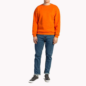 OEM personnalisé hommes solide polaire hiver sweat 100% coton respirant coupe régulière SI-SS-063 - Product Image 3