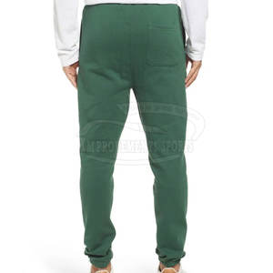 Pantalon de survêtement de sport décontracté pour hommes OEM taille haute/basse modèle droit 100% coton léger teint uni Meilleur prix! - Product Image 4