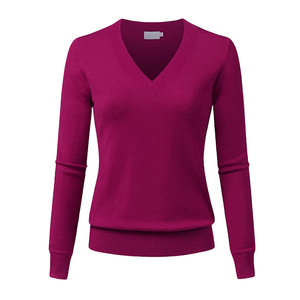 เสื้อสเวตเตอร์ถักคอวีสำหรับฤดูหนาวของผู้ชายเสื้อสเวตเตอร์ถัก100% ไซส์ใหญ่พิเศษชุดเดรสสั่งตัดในอินเดีย - Product Image 4