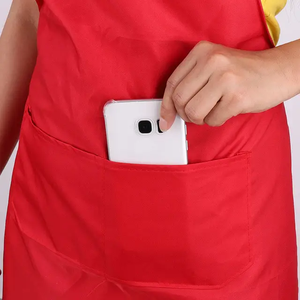 Delantal japonés con hebilla de 2 bolsillos, productos de delantal de cocina para hombres y mujeres con correas ajustables y lona de Bolsillo grande - Product Image 3