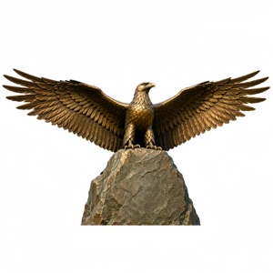Escultura de nutria de bronce personalizada, fundición a la cera perdida, estatua de fauna silvestre en metal, adecuada para museos, villas y decoración de interiores. - Product Image 3