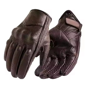 Gants de sport de travail de haute qualité Gants de moto d'entraînement Conception personnalisée Logo Gants de moto en cuir pour hommes - Product Image 3