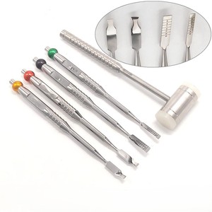 High Quality Ochsenbein Dental <b>Surgical</b> <b>Instruments</b> Set Chisel & <b>Bone</b> Mallet Implant Scraper & Oral Surgery Tools - Product Image 2
