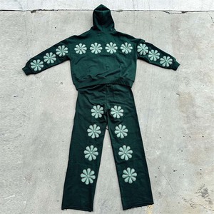 2025 nouveauté personnalisé propre Logo survêtement 480 GSM 100% coton lourd thermique respirant survêtement à vendre - Product Image 6