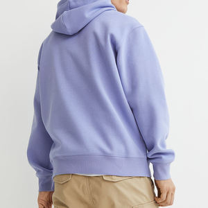 Venta al por mayor personalizado pulóver con capucha ropa de calle tamaño Moda hombre sudadera de algodón con 3D bordado OEM 3D cuello con capucha - Product Image 2