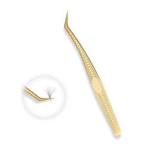 Pinces à épiler en acier inoxydable rose inclinées en gros, marque privée Vetus - Product Image 6