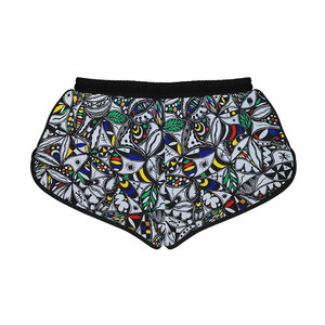 Orisun VI pantaloncini sportivi a vita alta da donna pantaloncini x pantaloncini Cargo in cotone Spandex con Logo personalizzato Hot Pattern AOP - Product Image 4