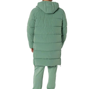 เสื้อโค้ทผู้ชายกันลมมีฮู้ดถอดออกได้กันลมมีฟองหนาอบอุ่นออกแบบได้ตามต้องการ - Product Image 3