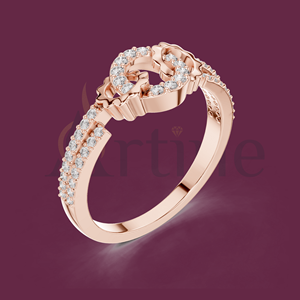 14K Halo Moissanite Anillo Regalo de aniversario de plata real - Product Image 1