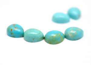 Natural Arizona turquesa pera piedra preciosa turquesa proveedor mayorista 10X8 MM calibrado anillo de piedras preciosas sueltas tamaño Turquesa - Product Image 5