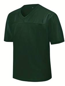 OEM personalizado al por mayor de los hombres de malla transpirable kits de fútbol de sarga bordado de talla grande Jersey del equipo de fútbol - Product Image 2