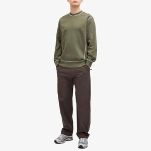 เสื้อยืดผ้าฝ้าย100% สำหรับชายและหญิงทรงโอเวอร์ไซส์สไตล์วินเทจแขนยาว - Product Image 3