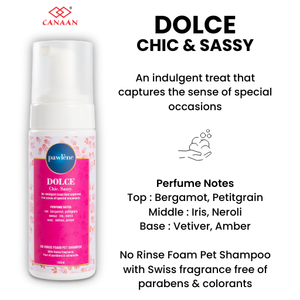 Prêt à expédier Fabriqué en Malaisie Formule hypoallergénique Shampooing moussant sans rinçage pour chats et chiens Pawlene Dolce avec parfum suisse - Product Image 3