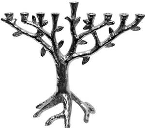 Chandelier en aluminium motif arbre pour décoration de Noël, centre de table de mariage, support de bougie, décoration de table à domicile - Product Image 1
