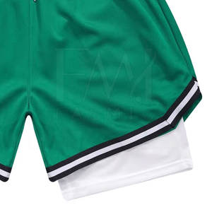 Jogging Running Fitness Baloncesto Pantalones cortos con tamaño personalizado Pantalones cortos Gimnasio Ejercicio Baloncesto Pantalones cortos para hombres - Product Image 4